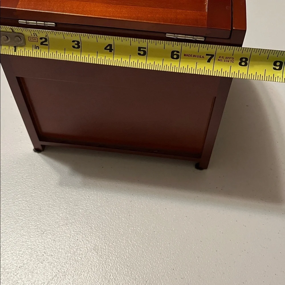 Wooden Jewelry Box with Drawers
